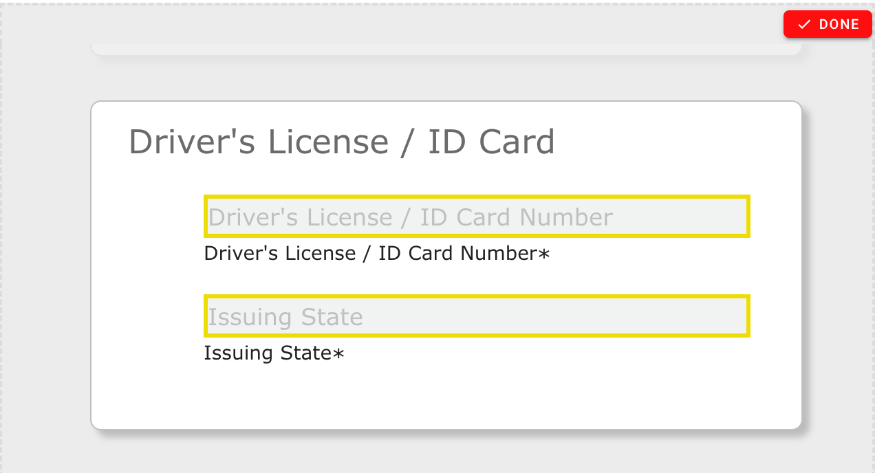 How to add images of your driver's license or state ID card