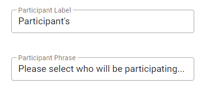 Participant's selection prompt